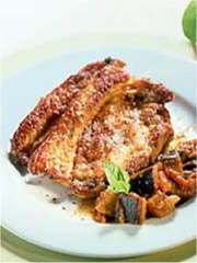 Recette Tendrons de Veau de la Pentecôte grillés, compote d'aubergines