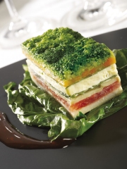Terrine de légumes au Chaource
Photo : © Syndicat de Défense du Fromage de Chaource