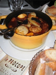 Tête de veau en tortue
Photo : © Le Procope