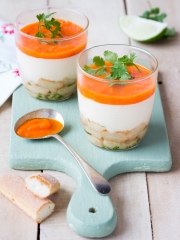 Tiramisu de crabe aux Boudoirs Thaï
Photo : © Biscuits & Gâteaux de France / Sandra Mahut