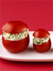 Mini tomates farcies au fromage frais
Photo : © Fondation Louis Bonduelle