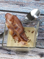 Velouté de cèpes et lard de Bigorre
Photo : © Brasseurs de France