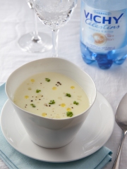 Vichyssoise en version allégée
Photo : © Vichy Célestins