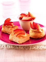 Vol-au-vent fraises et mascarpone
Photo : © CEDUS