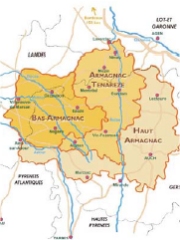 Les 3 régions des appellations d'Armagnac Photo : DR
