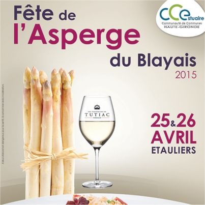 Fête de l'Asperge du Blayais à Etauliers les 25 et 26 avril 2015