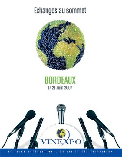 Vinexpo se déroulera du 17 au 21 juin 2007 à Bordeaux