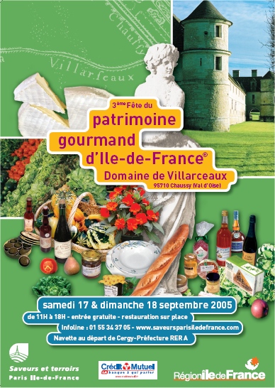 Fête du patrimoine gourmand d'Ile-de-France au Domaine de Villarceaux