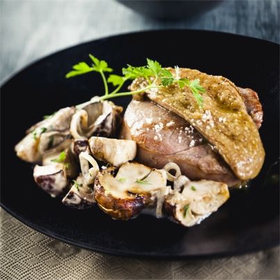 Agneau Presto façon tournedos Rossini