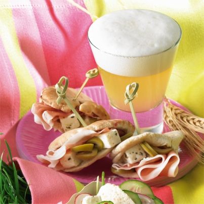 Assortiment de mini pitas
