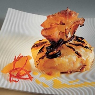 Aumônières sucrées en surprise et beurre d'orange