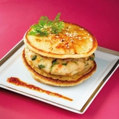 Blinisburgers coriandre gingembre