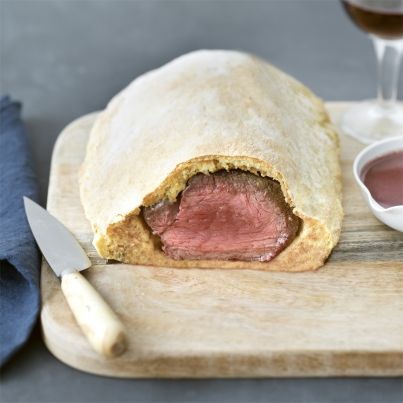 Bœuf de Chalosse en croûte, sauce au poivre du Vietnam et Armagnac