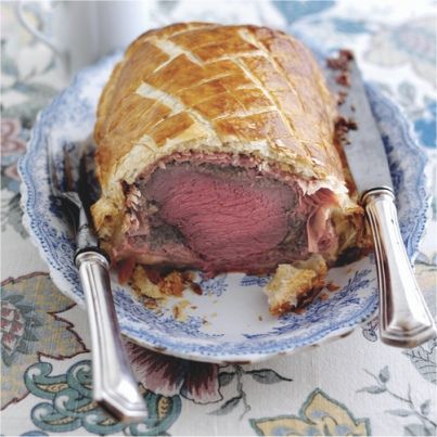Bœuf Wellington aux champignons sauvages et Jambon de Parme