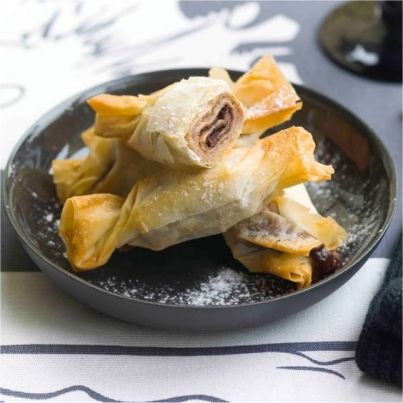 Bonbons croustillants de crêpes au sarrasin
