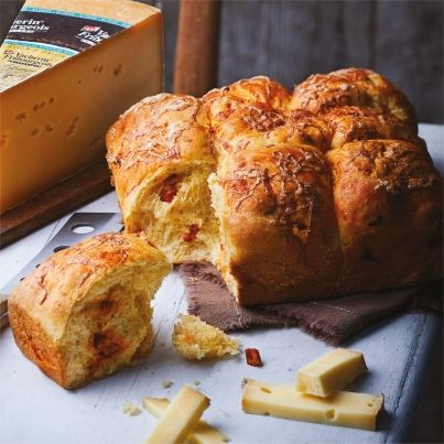 Brioche au Vacherin Fribourgeois AOP Gratiné et au Chorizo