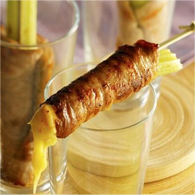 Brochettes d'emmental à la Japonaise