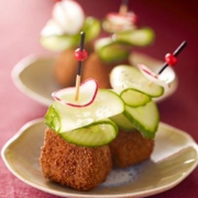 Brochettes de Rigotte de Condrieu panée