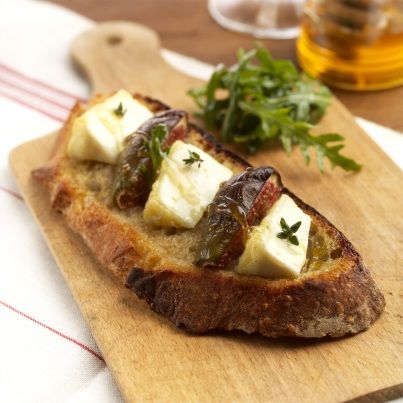 Bruschetta au Mâconnais, Figues et Miel