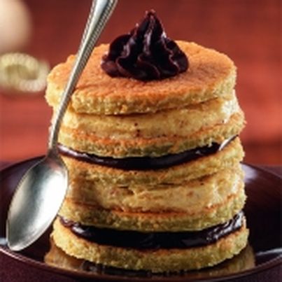 Petites bûches verticales comme un mille-feuille