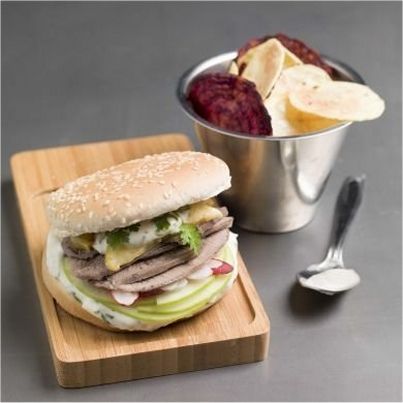 Burger Sucré-Salé de Langue de Bœuf