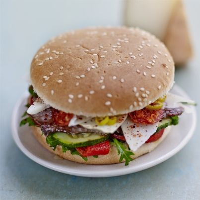 Burger au Pur Brebis Pyrénées et porc basque