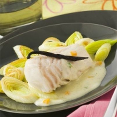 Filets de cabillaud sauce vanillée