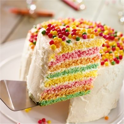 Cake de l'arc-en-ciel