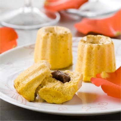 Cannelés d'agneau à la carotte et au cumin