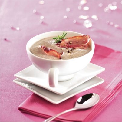Cappuccino de Champignons à l'Huile de Noisettes