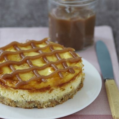 Cheesecake aux Sablés des Prés et Confiture de Châtaignes Bonne Maman®