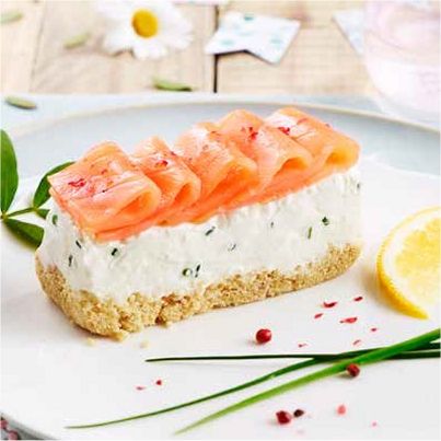 Cheesecake à la Truite Fumée
