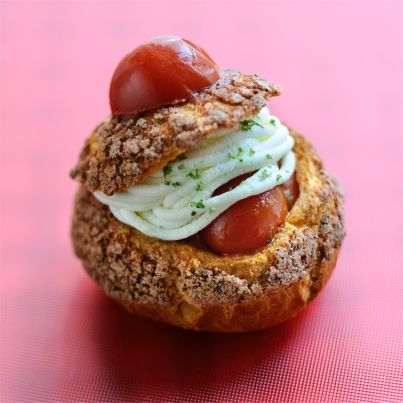 Chou tomate et « Mont-Blanc »