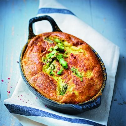 Clafoutis aux Asperges Vertes