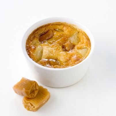 Clafoutis poire caramel mou