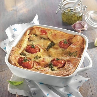 Clafoutis provençal aux légumes de saison