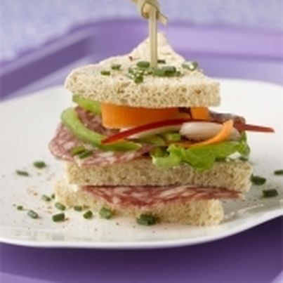 Club sandwich revisité à la rosette