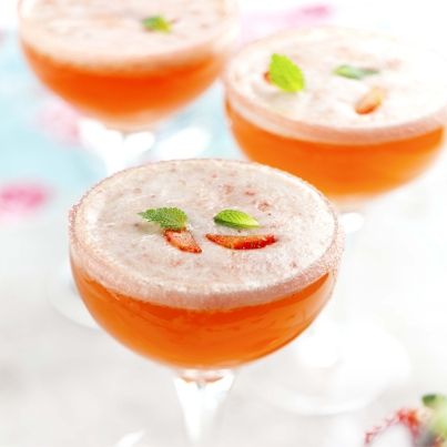Cocktail de Fraises à la Bière de Printemps