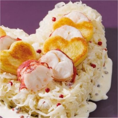 Coeur de Choucroute au Homard
