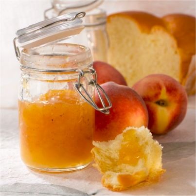 Confiture de pêches de nos régions aux épices douces et au gingembre