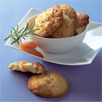 Cookies abricot et romarin