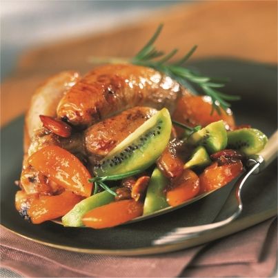 Coquelets aux kiwis et fruits secs