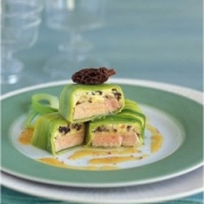 Côte de veau de lait en habit de poireau primeur nantais
