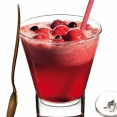 Cocktail Coupe Cassis Framboise