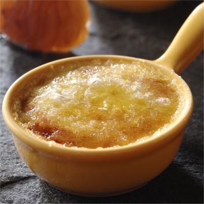 Crème Brûlée au foie gras et marrons glacés
