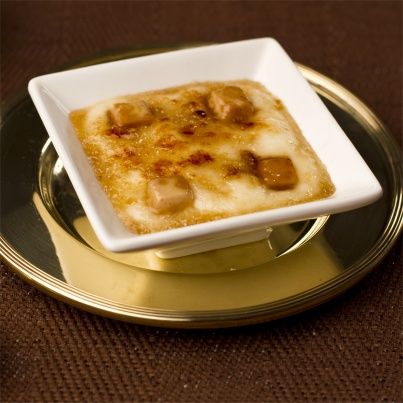 Crème brûlée au foie gras