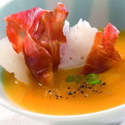 Crème de Potiron au Jambon Consorcio Serrano