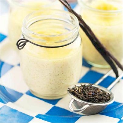 Crème vanille au thé Earl Grey