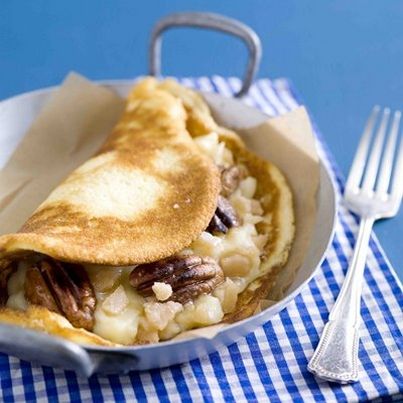 Crêpes soufflées de la Nouvelle-Orléans pralinées aux Noix de Pécan