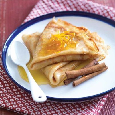 Crêpes façon suzette aux saveurs catalanes
